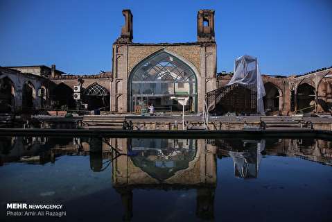 مسجد جامع ساری، میراث سوخته