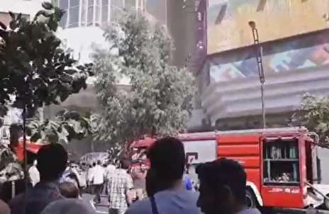 ویدئو / آتش سوزی در پاساژ بهار تهران/ یک نفر مصدوم شد