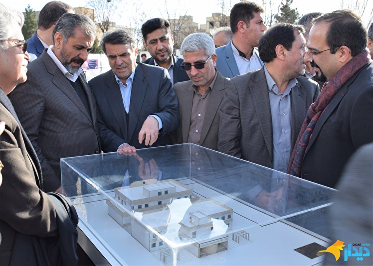 کلنگ احداث شبه خانواده و مرکز درمانی مشیز در شهر محمدیه به زمین زده شد