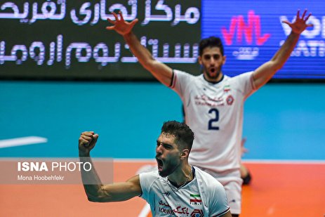 گزارش تصویری: دیدار تیم‌های والیبال ایران و روسیه