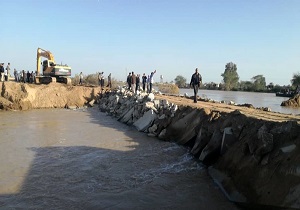 ادامه بازسازی سیلبندهای شعیبیه