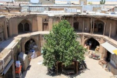 مرمت تیمچه سرباز بازار قزوین پایان یافت