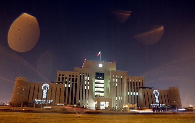 رونمایی از لوگوی جام جهانی ۲۰۲۲ در جهان به روایت تصویر