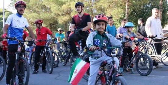 برگزاری همایش دوچرخه سواری ایمن در بناب