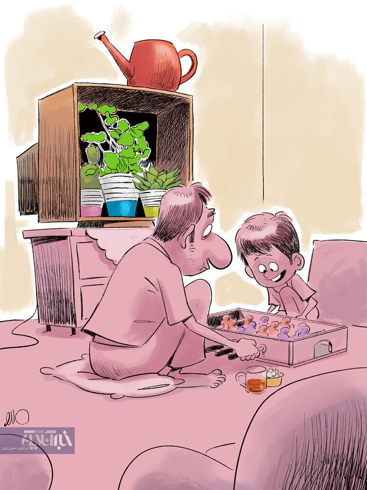 کاریکاتور: وضعیت شبکه سه بعد از عادل و مزدک و علیفر!