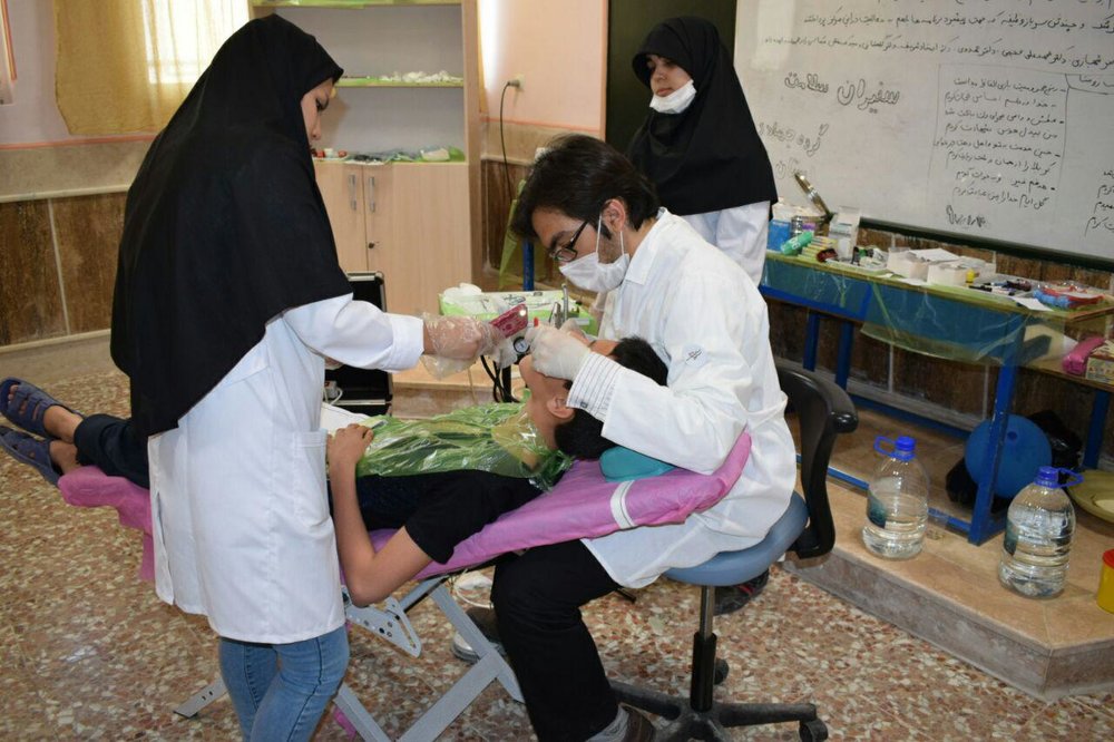 ارائه خدمات پزشکی و دندانپزشکی به زائرین اربعین در مرز میرجاوه
