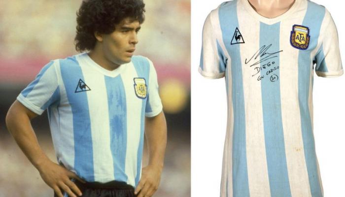 اولین پیراهن مارادونا جام جهانی