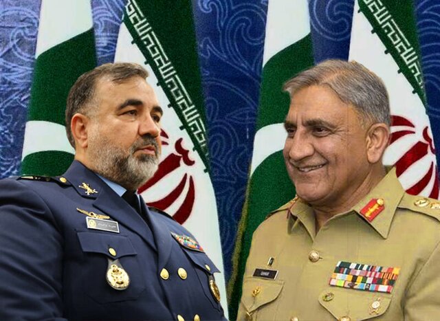دیدار سرتیپ واحدی با فرمانده ارتش پاکستان