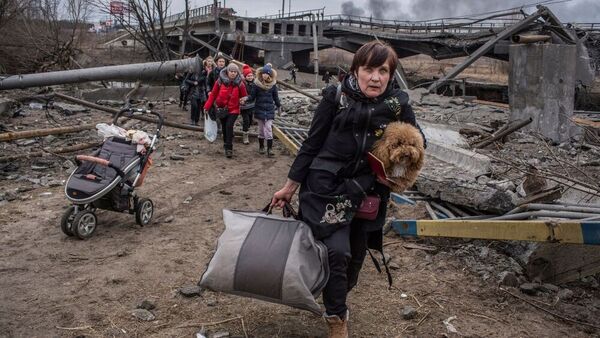 تصاویر تکان‌دهنده از کشته شدن غیرنظامیان در ایرپین اوکراین