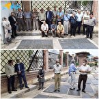 بهسازی سنگ مزار میرزاحسین کسمایی