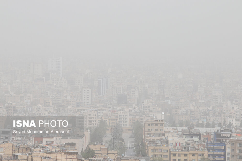 آلودگی هوای مشهد/ گزارش تصویری