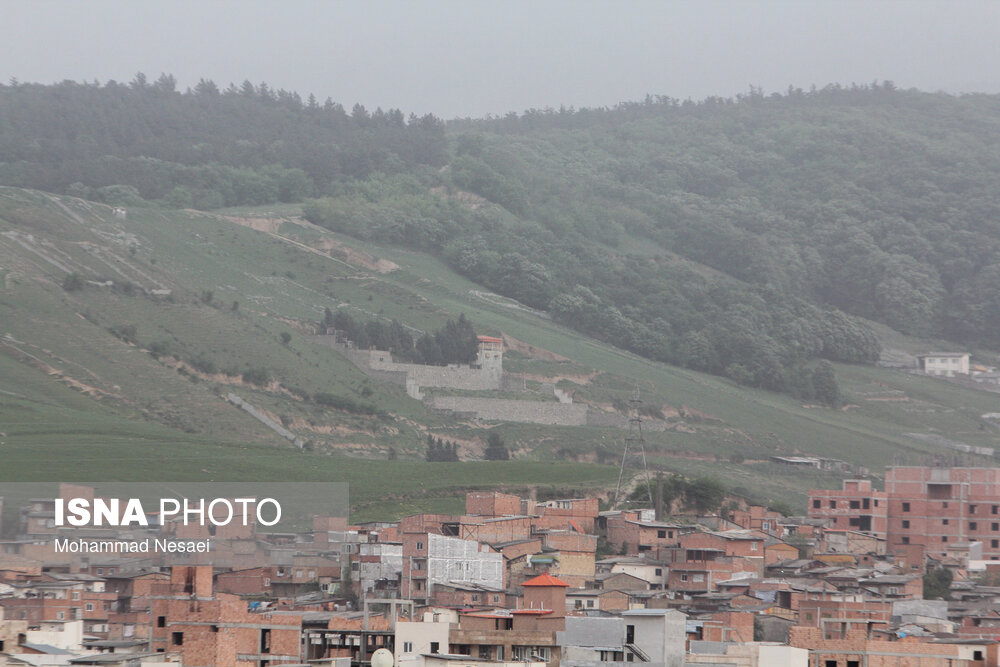 ریزگردها در آسمان گرگان/ گزارش تصویری