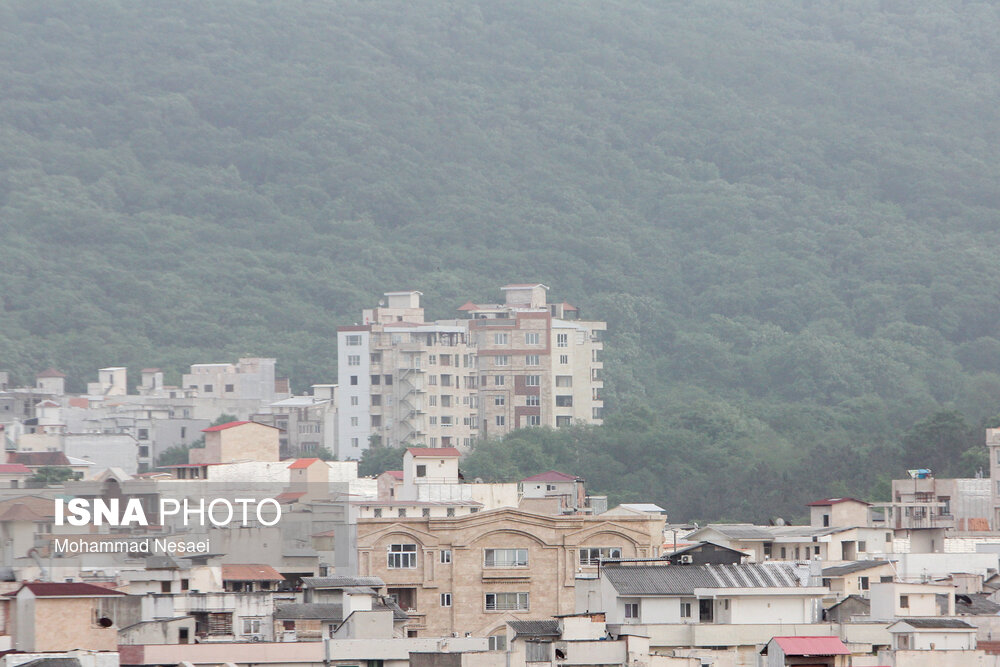 ریزگردها در آسمان گرگان/ گزارش تصویری