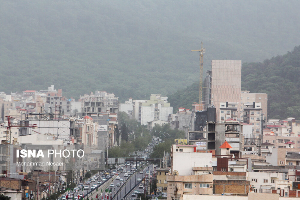 ریزگردها در آسمان گرگان/ گزارش تصویری