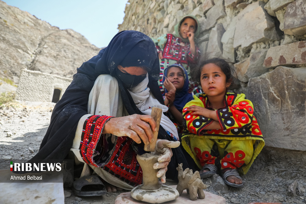 قصری از صنایع دستی بلوچ/ گزارش تصویری