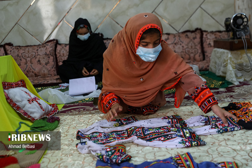 قصری از صنایع دستی بلوچ/ گزارش تصویری