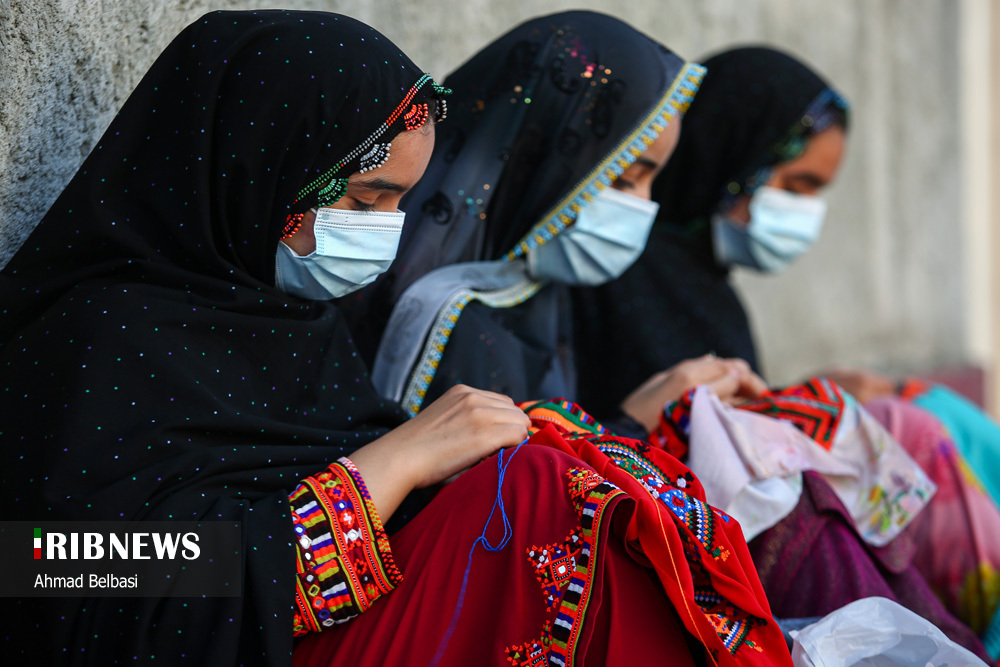 قصری از صنایع دستی بلوچ/ گزارش تصویری