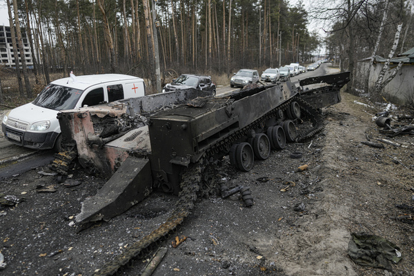 اوکراین: شهر ایرپین در حومه کی‌یف از نیرو‌های روسیه پس گرفته شد