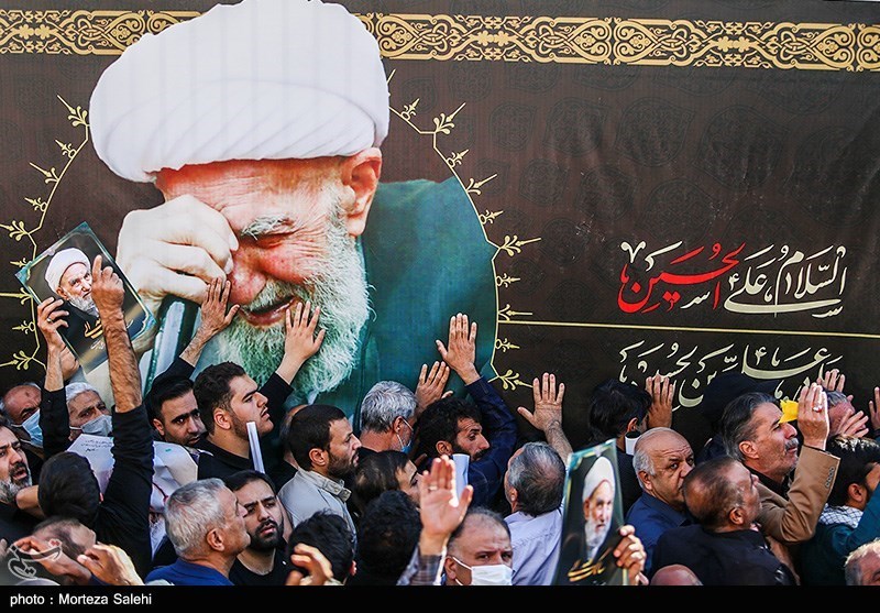 مراسم تشییع آیت‌الله ناصری/ گزارش تصویری