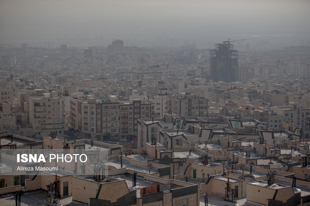 شرایط ناسالم هوای تهران/ گزارش تصویری
