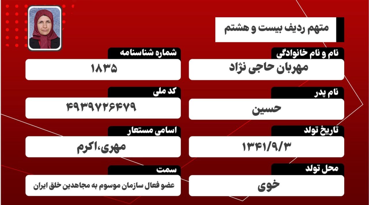 سومین جلسه دادگاه سازمان مجاهدین خلق