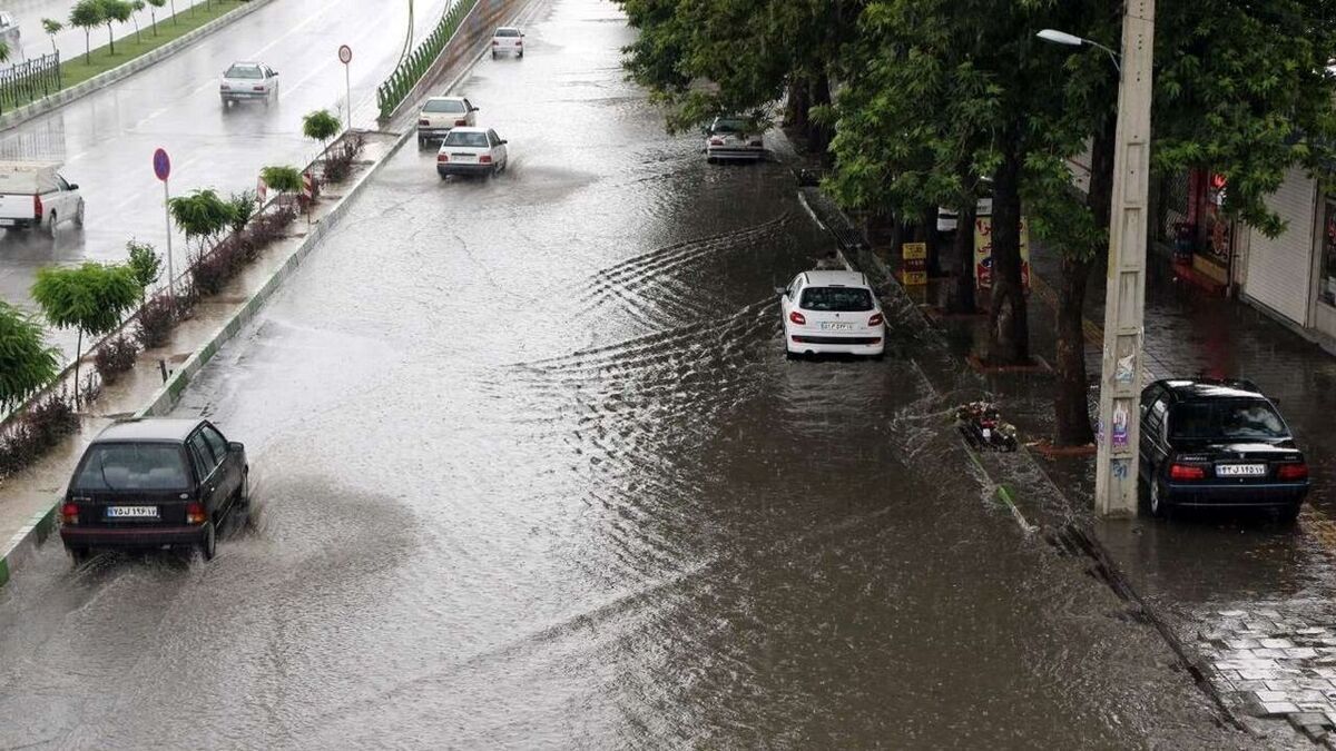 بارش‌های نسبتا شدید در اکثر نقاط ایران