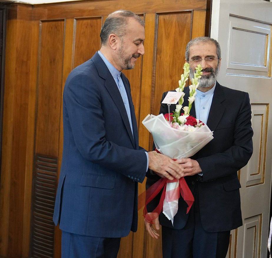 استقبال وزیر خارجه از اسدالله اسدی