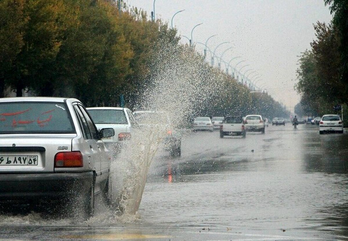 هشدار هواشناسی؛ رگبار باران، آبگرفتگی و خیزش باد و خاک