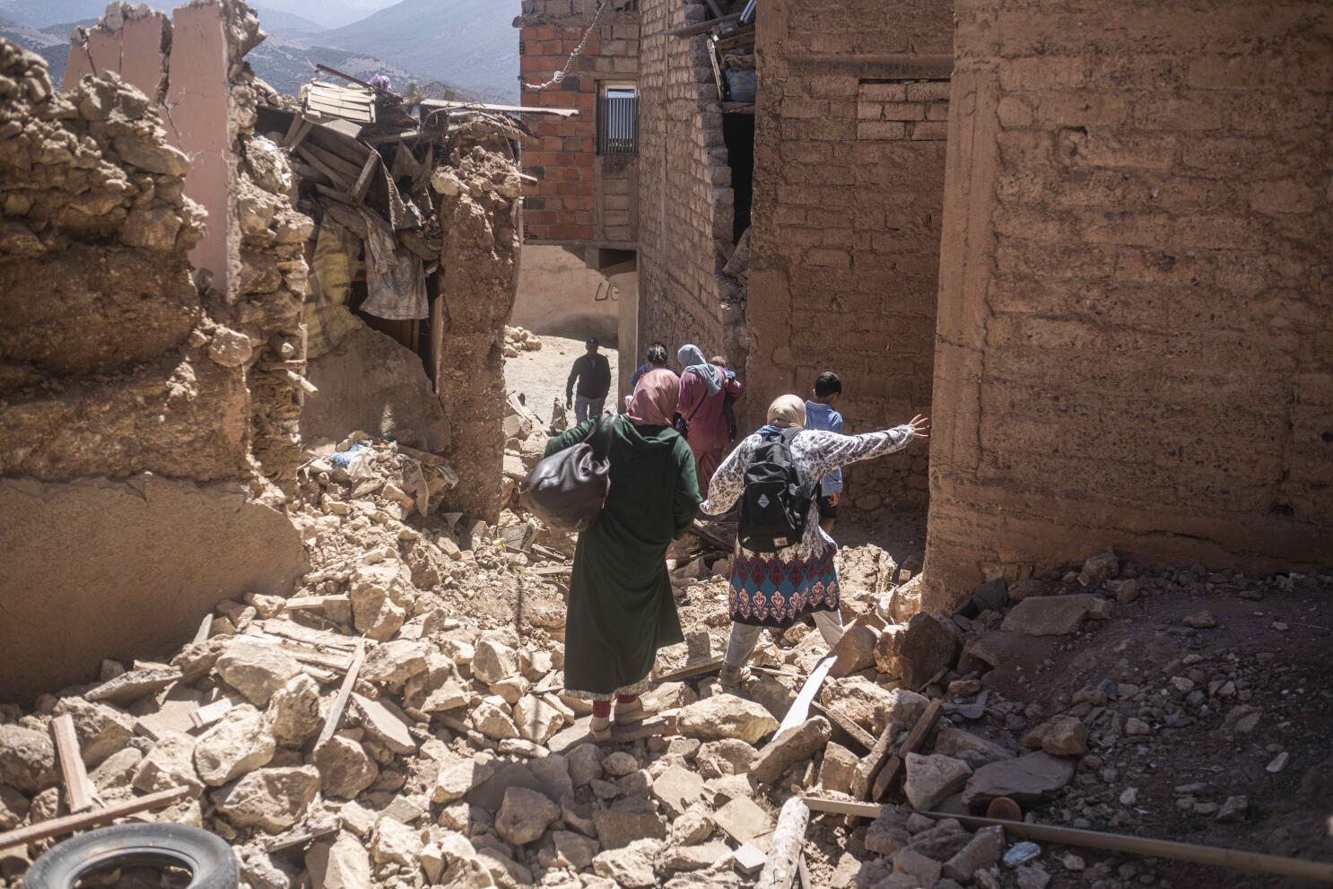 زلزله مراکش؛ تعداد قربانیان به ۲۱۲۲ نفر رسید