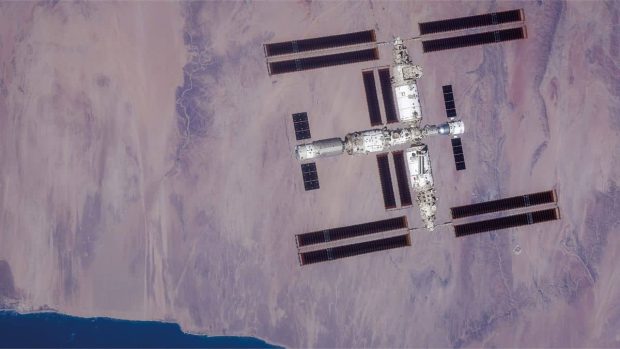 اولین تصاویر از ایستگاه فضایی چین