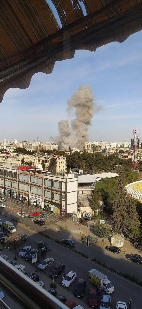 فوری: حمله اسرائیل به نزدیکی سفارت ایران در دمشق +ویدیو