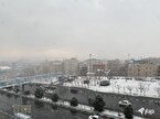 بارش برف در پایتخت +عکس و ویدیو