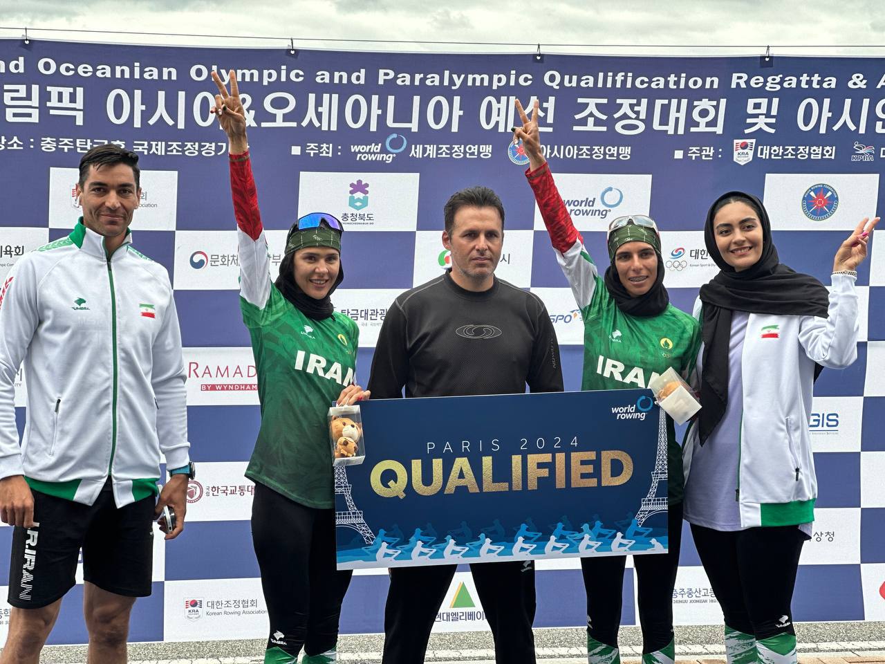 قایقرانی با ۴ سهمیه تاریخ‌سازی کرد +عکس