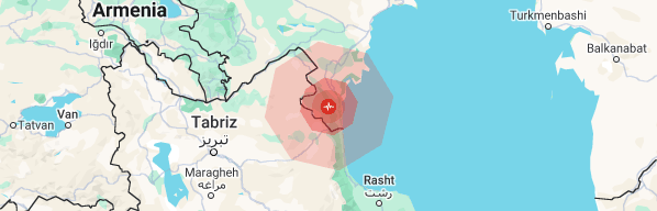زمین‌لرزه در مرز آذربایجان و دریای خزر/ اردبیل لرزید