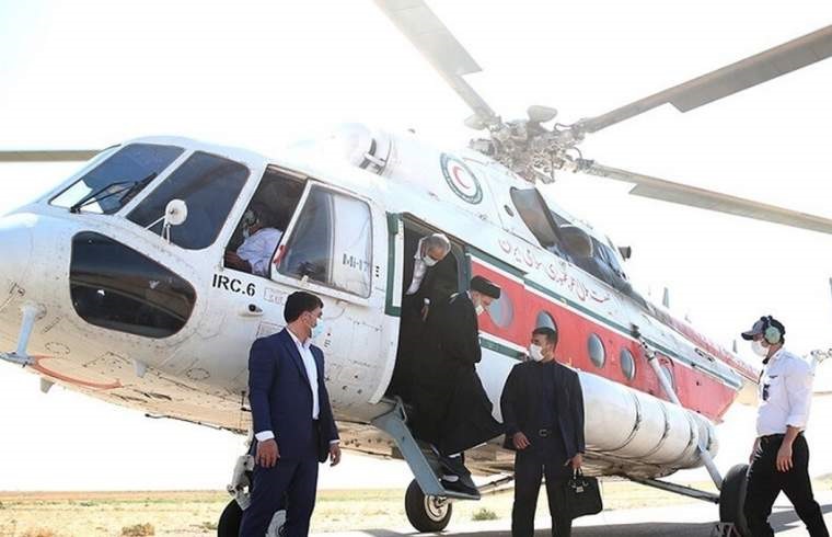 اطلاعیه ستاد ملی شرایط اضطراری هلال احمر درباره حادثه بالگرد رئیس‌جمهور