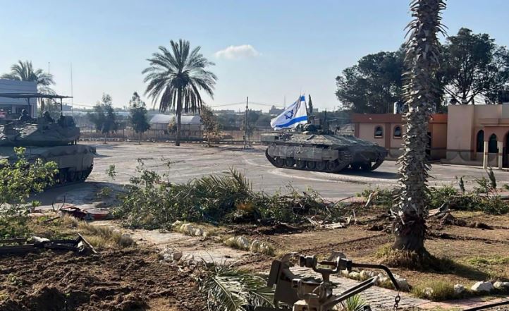 تهاجم تانک‌های اسرائیلی به عمق رفح