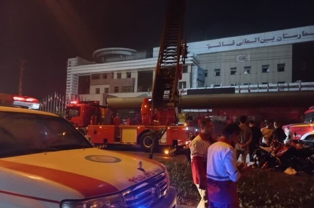 آتش‌سوزی در بیمارستان رشت؛ ۹ نفر جان باختند
