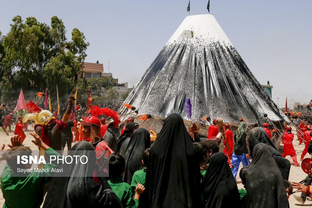 مراسم خیمه‌سوزان در قم