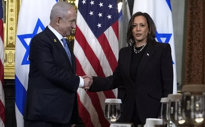 هریس در دیدار با نتانیاهو خواستار پایان جنگ غزه شد