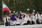 رژه کاروان ایران در افتتاحیه المپیک +عکس و ویدیو