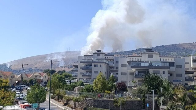 حملات موشکی از جنوب لبنان به «صفد»