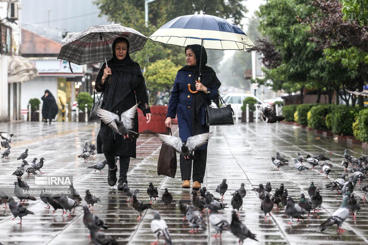 باران ۵ روزه در ۹ استان/ وزش باد شدید در روزهای آینده