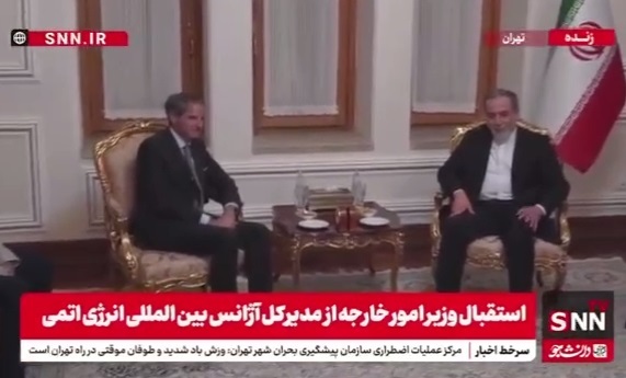 دیدار عراقچی با گروسی در تهران +ویدیو