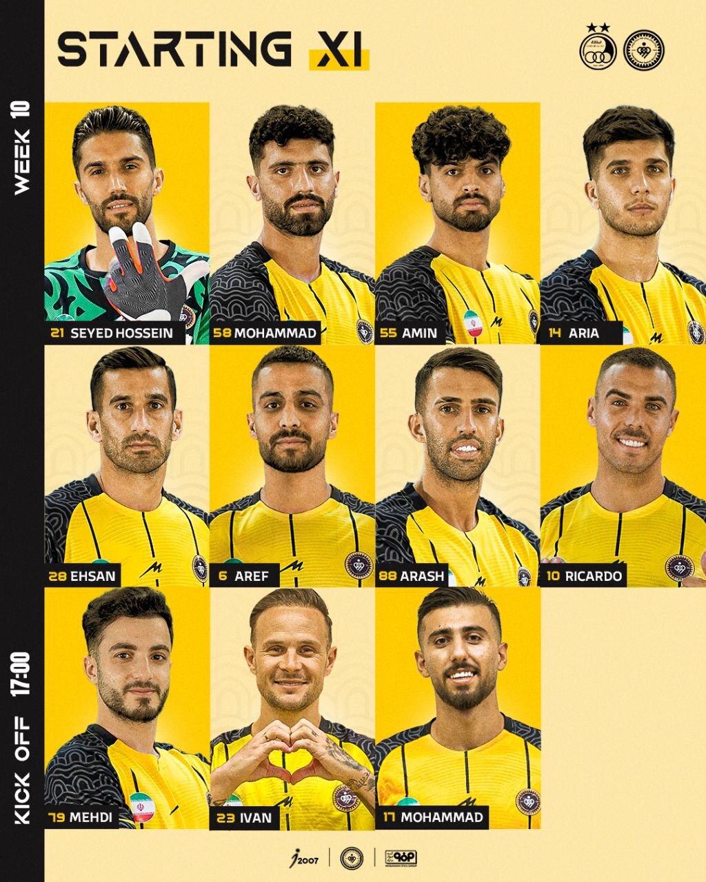 ترکیب سپاهان و استقلال اعلام شد