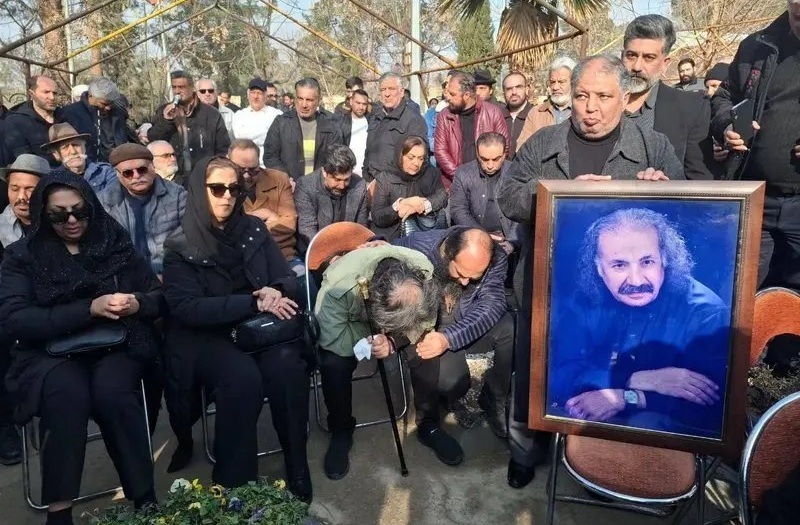 پیکر زنده‌یاد «سعید پیردوست» به خاک سپرده شد/ گلایه از مهران مدیری و سیامک انصاری