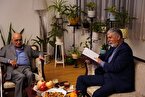 وزیر ارشاد در شب یلدا به دیدن هوشنگ مرادی‌کرمانی رفت +عکس