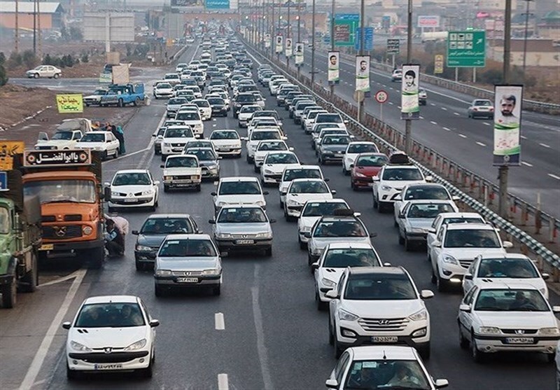 وضعیت راه‌های کشور؛ ترافیک سنگین در ۴ آزادراه