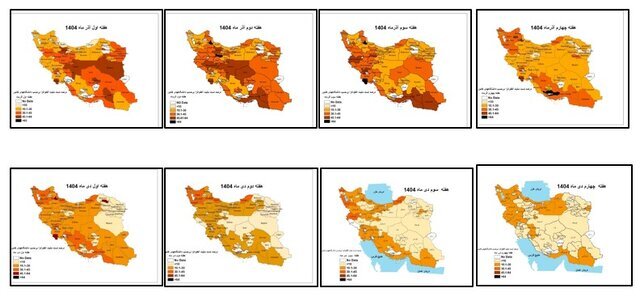 موج آنفلوآنزا؛ وضعیت ۵ استان بالاتر از آستانه هشدار