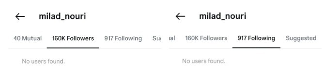 اینستاگرام فهرست دنبالکنندهها و دنبالشوندههای اکانتهای داخل ایران را مخفی کرد اینستاگرام فهرست دنبالکنندهها و دنبالشوندههای اکانتهای داخل ایران را مخفی کرد