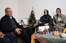 دیدار رئیس‌جمهور با خانواده شهید مسیحی؛ امیدوارم شرمنده شهدا نشویم